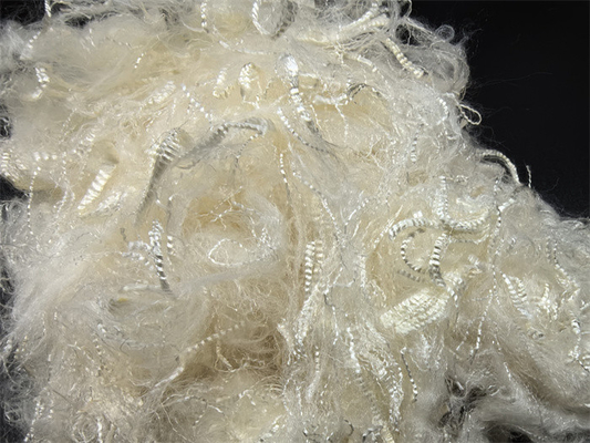 Composite en fibres de polyphénylénium sulfure blanc, à haute résistance à la traction et à point de fusion de 280 à 300 °C