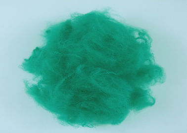 Couleur verte réutilisée par 1.5D*51MM de fibre discontinue de polyesters pour non tissé