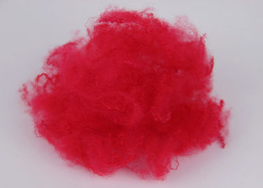 La belle haute fibre de la ténacité PSD, rouge a réutilisé la fibre de polyester 1.5d*38mm