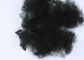 Fibre résistante au feu réutilisée, finesse noire de la fibre de polyester de PSF 6D