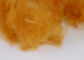 Fibre de polyester régénérée de haute résistance, fibres d'agrafe synthétiques jaunes